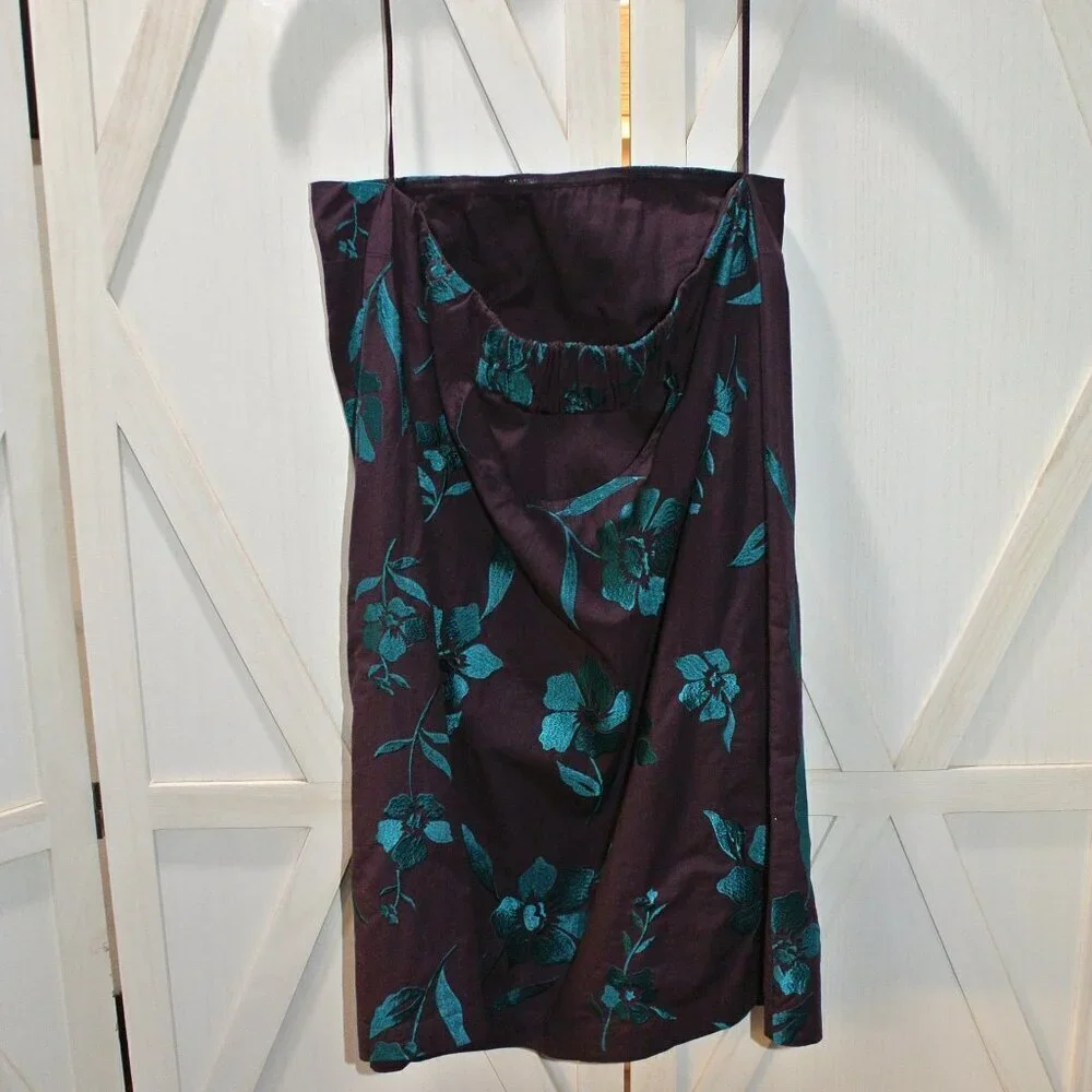 Free People Sonja Mini Tube Dress in Aubergine Combo